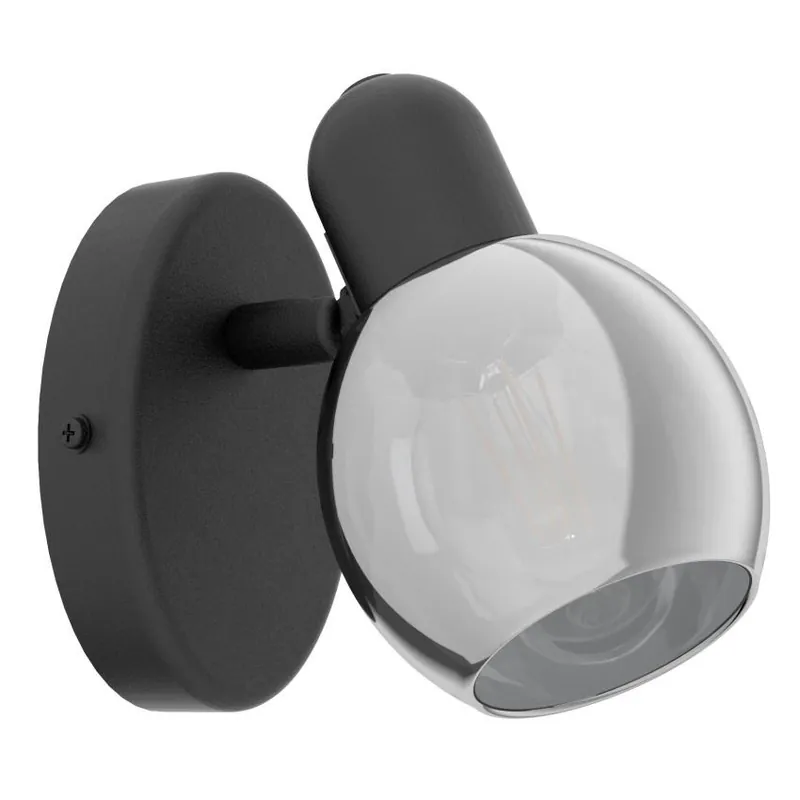 Super Cena EGLO SVÍTIDLO 98624 POLLICA 1X28W E14 NÁST. SKLO ČERNÁ 105MM