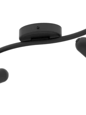Omezená Nabídka EGLO SVÍTIDLO 98625 POLLICA 2X28W E14 BODOVE OCEL ČERNÁ SKLO