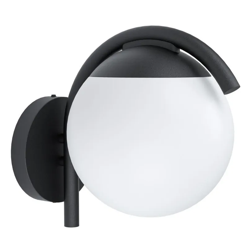 Rychlé Dodání EGLO SVÍTIDLO 98731 PRATA VECCHIA 1X28W MAX. E27 NAST. IP44, POZINK, ČERNÁ