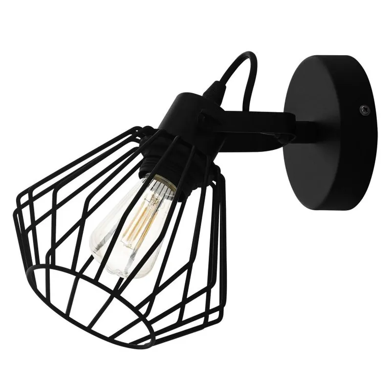 EGLO SVÍTIDLO 98762 TABILLANO 1X40W E27 IP20 BODOVÉ OCEL ČERNÁ Oblíbený