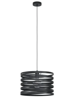 EGLO SVÍTIDLO 99345 CREMELLA 1X40W E27 IP20 ZÁVĚS. PR.370MM OCEL ČERNÁ Sleva