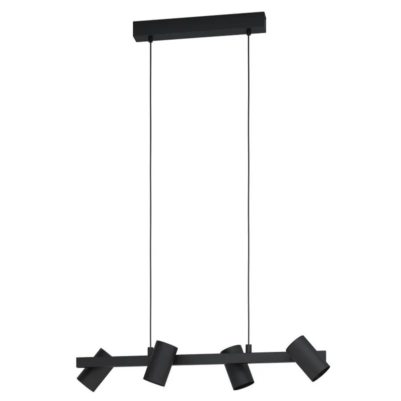 EGLO SVÍTIDLO 99463 GATUELA 1 4X25W E14 IP20 ZÁVĚS. OCEL, ČERNÁ Akční Cena