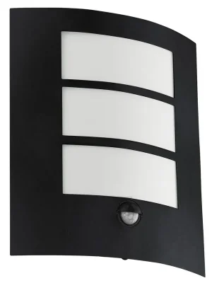 Novinka EGLO SVÍTIDLO 99568 CITY 1X40W E27 IP44 NÁST ČERNÁ SENZOR