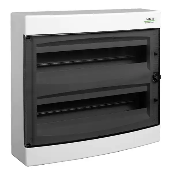 Noark 101501 PNS 2x18T Plastová rozvodnice, průhledné dveře, montáž na omítku, IP40, 2 řady, 2x18 modulů Přímo Od Výrobce