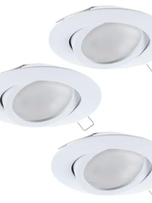 EGLO SVÍTIDLO LED 31683 TEDO GU10-LED 5W 3000K IP20 HLINÍKOVÁ SLITINA BÍLÁ Novinka