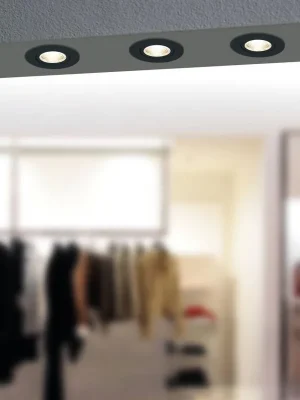 Rychlé Dodání EGLO SVÍTIDLO LED 33997 SALICETO 6W 4000K 500LM PR.88 SW ČERNÁ