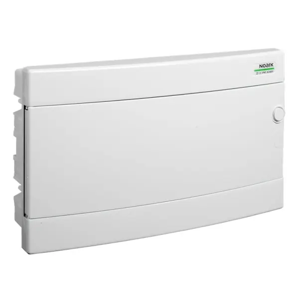 Noark 101519 PNF 18W Plastová rozvodnice, bílé dveře, montáž pod omítku, IP40, 1 řada, 18 modulů Přímo Od Výrobce