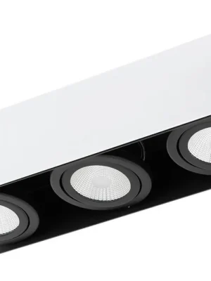 EGLO SVÍTIDLO LED 39317 VIDAGO DL/3 WEISS/SCHWARZ Super Cena