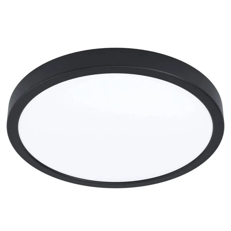 Tovární Cena EGLO SVÍTIDLO LED 900126 ARGOLIS-Z 19,5W 2765K 2700LM IP44 ČERNÁ PLAST HLINÍK STROP.