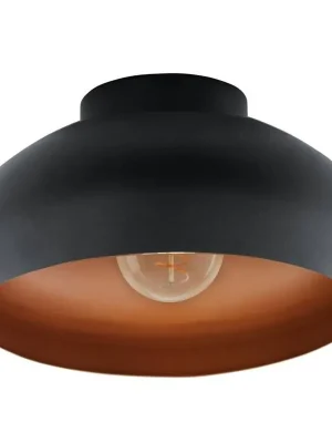 EGLO SVÍTIDLO LED 900555 MOGANO 2 1X40W E27 IP20 OCEL ČERNÁ Finální Výprodej