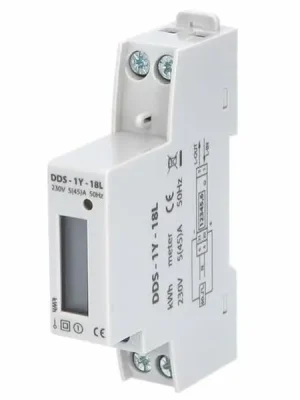 Expresní Doručení Elektroměr DDS-1Y-18L 45A, 1mod., LCD, 1-fáz., 1-tar., podružný