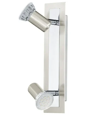 EGLO SVÍTIDLO LED 90915 ROTTELO BALKEN/2 NICKEL-M/CHROM 2X3W GU10 Autentický