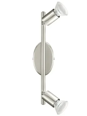 EGLO SVÍTIDLO LED 92596 BUZZ, 2X3W GU10 3000K 400LM, PŘIS.BOD., NIKL MAT. Cenově Výhodný