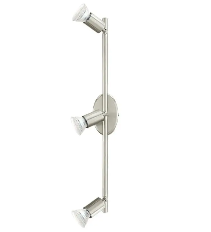 EGLO SVÍTIDLO LED 92597 BUZZ, 3X3W GU10 3000K 600LM, PŘIS.BOD., NIKL MAT. Autentický