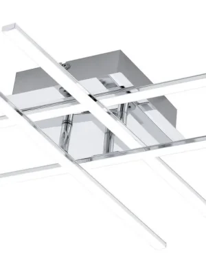 Sleva EGLO SVÍTIDLO LED 95568 LASANA 1, 24W 2520LM 3000K, PŘIS., CHROM/BÍLÁ