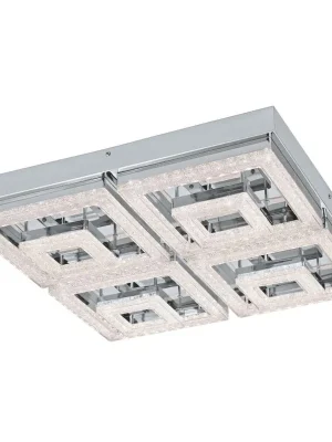 EGLO SVÍTIDLO LED 95661 FRADELO 48W 5000LM IP20 NÁST. CHROM PRŮHLEDNÁ Novinka