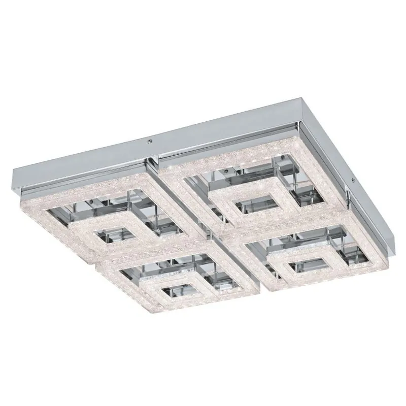 EGLO SVÍTIDLO LED 95661 FRADELO 48W 5000LM IP20 NÁST. CHROM PRŮHLEDNÁ Novinka
