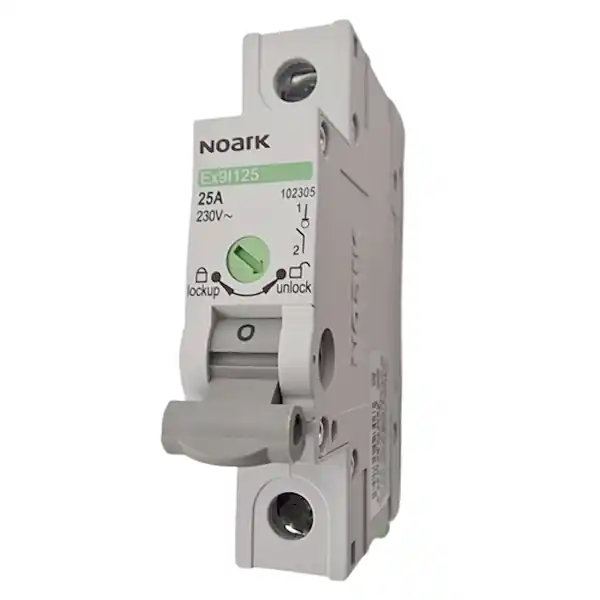 Noark 102305 Ex9I125 1P 25A Instalační vypínač, šířka 1 modul, 1pól, 25A Jen Po Omezenou Doba