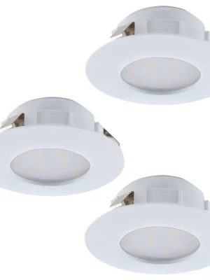 Dokud Zásoby Vydrží EGLO SVÍTIDLO LED 95821 PINEDA 6W 500LM 3000K VEST. PLAST BÍLÁ SET=3KS