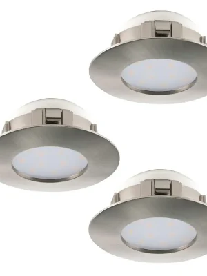 EGLO SVÍTIDLO LED 95823 PINEDA 3X6W 3000K 3X500LM PLAST MATNÝ NIKL NESTMÍV. Super Cena
