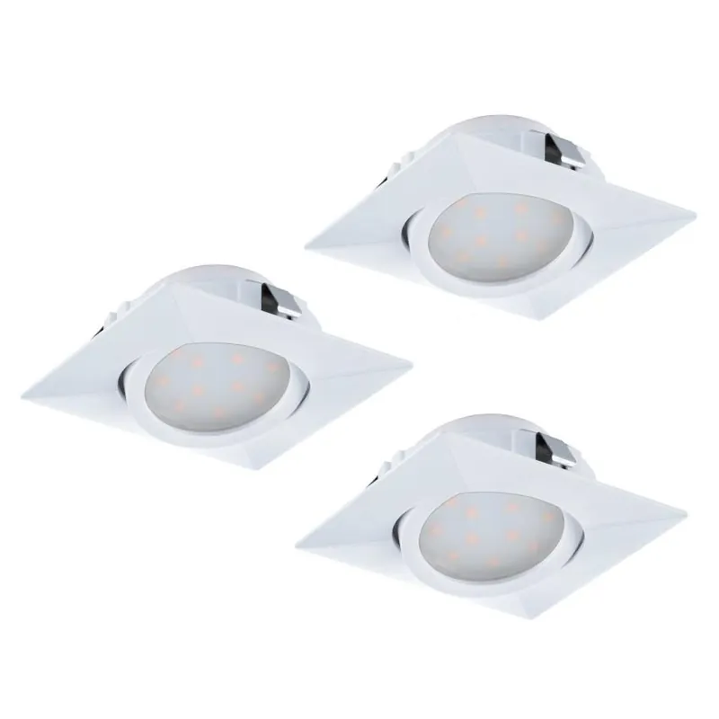 Zápustné LED svítidlo EGLO 95844 Pineda 3x6W 3x500lm IP20 bílá Top Prodej