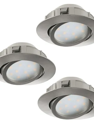 EGLO SVÍTIDLO LED 95853 PINEDA 3X6W 3X500LM VEST., PLAST, MAT. NIKL (SET=3KS) Nízká Cena