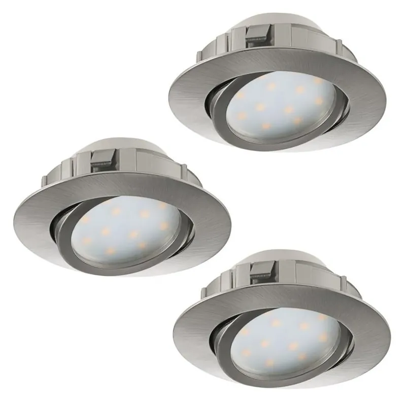EGLO SVÍTIDLO LED 95853 PINEDA 3X6W 3X500LM VEST., PLAST, MAT. NIKL (SET=3KS) Nízká Cena