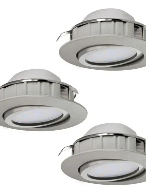 Rychlé Dodání EGLO SVÍTIDLO LED 95859 PINEDA 3X6W 3X500LM VEST., PLAST, MAT. NIKL (SET=3KS)