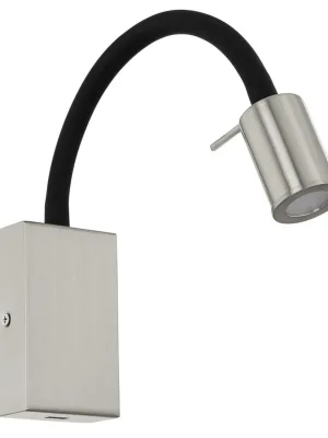EGLO SVÍTIDLO LED 96567 TAZZOLI LED 3,5W 3000K 380LM NÁST. NIKL/ČERNÁ Nová Kolekce