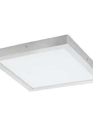 Omezená Nabídka EGLO SVÍTIDLO LED 97265 FUEVA 1 25W 2500LM 3000K STROP. HRAN. STŘÍBRNÁ HLINIK PLAST