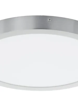 Oblíbený EGLO SVÍTIDLO LED 97267 FUEVA 1 25W 2500LM 4000K STROP. KRUH. PR.400MM PLAST STŘÍBRNÁ