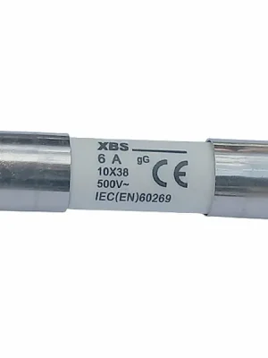 Keramická válcová pojistka 10x38 mm gG, 6A Poslední Šance