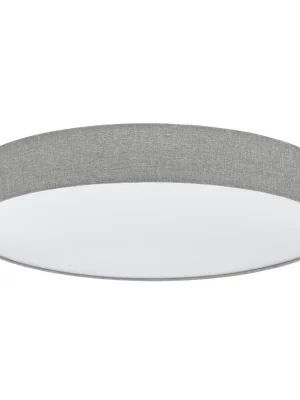 EGLO SVÍTIDLO LED 97784 ROMAO STROP. 60W 5800LM TEXTIL LEN PLAST ŠEDÁ BÍLÁ DÁLK.OVL. Nakupujte Hned