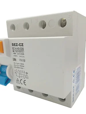 Nová Kolekce SEZ N74-40-030 Proudový chránič 4 póly, 40A, 30mA, 6kA