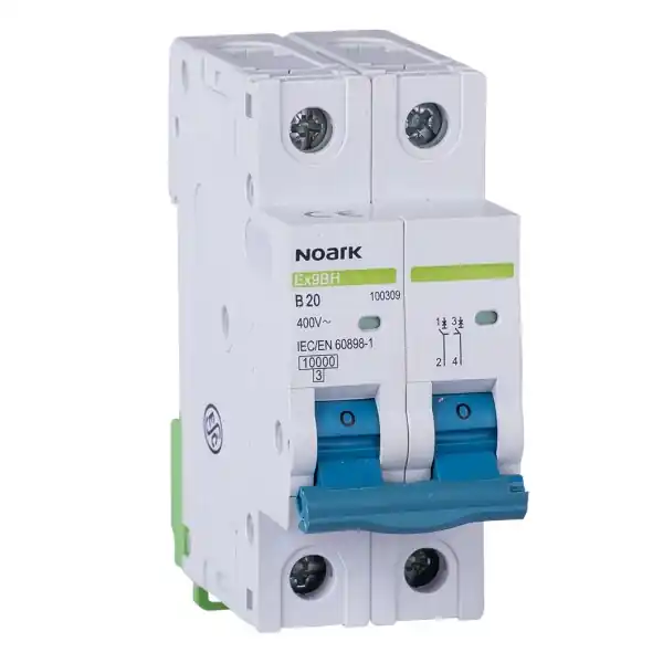 Noark 100294 Ex9BH 1PN B20 Instalační jistič 10 kA, charakteristika B, 20 A, 1+Npól Zlevněný