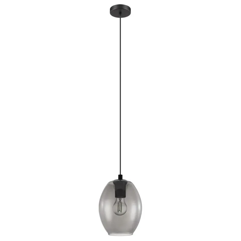 Zlevněný EGLO SVÍTIDLO LED 98582 CADAQUES 40W E27 ZÁVĚS. ČERNÁ OCEL