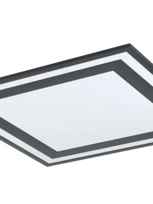 Cenový Hit EGLO SVITIDLO LED 99039 SAVATARILA 36W 4000K 4600LM STROP HLINÍK ČERNÁ PLAST BÍLÁ
