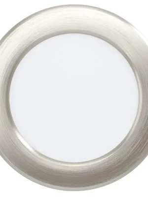 EGLO SVÍTIDLO LED 99137 FUEVA 5 5,5W 650LM 3000K IP20 KRUH. VEST. OCEL, MAT. NIKL, D=117 Sezónní Sleva