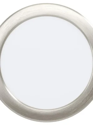 EGLO SVÍTIDLO LED 99138 FUEVA 5 10,5W 1200LM 3000K IP20 KRUH. VEST. OCEL, MAT. NIKL, D=166 Dokud Zásoby Vydrží