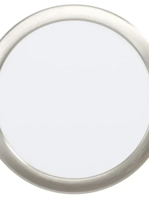 EGLO SVÍTIDLO LED 99139 FUEVA 5 16,5W 1800LM 3000K IP20 KRUH. VEST. OCEL, MAT. NIKL, D=216 Autentický