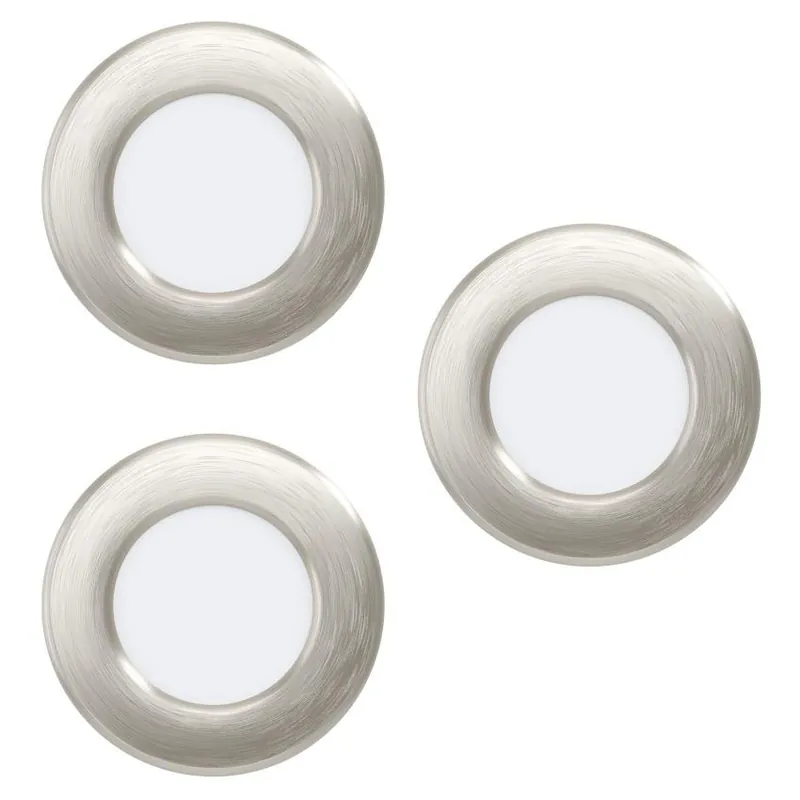EGLO SVÍTIDLO LED 99141 FUEVA 5 2,7W 900LM 3000K IP20 KRUH.VES.OCEL,MAT.NIKL SADA 3KS,D=85 Cenově Výhodný