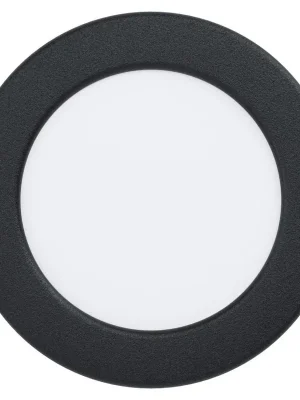 Sezónní Sleva EGLO SVÍTIDLO LED 99143 FUEVA 5 5,5W 650LM 3000K IP20 KRUH. VEST. OCEL, ČERNÁ, D=117