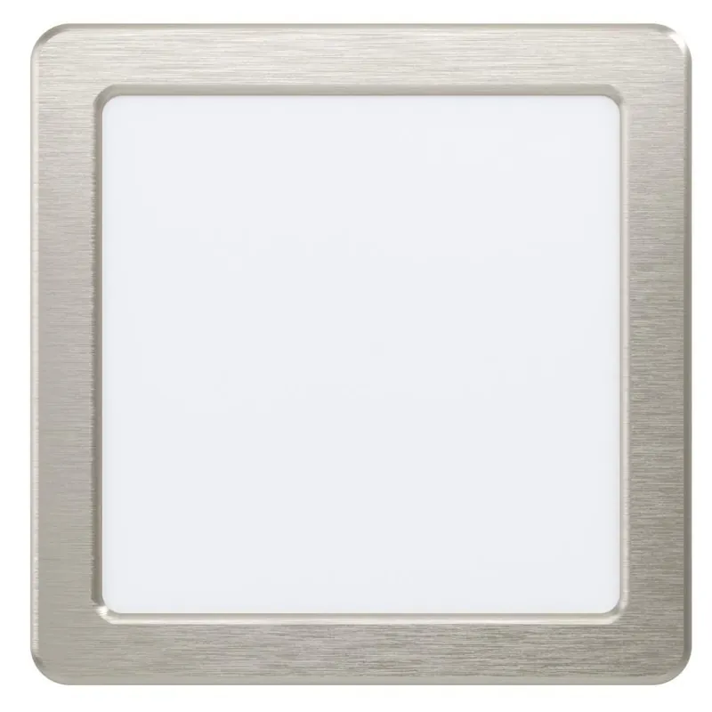EGLO SVÍTIDLO LED 99184 FUEVA 5 10,5W 1350LM 4000K IP20 HRAN.VEST.OCEL, MAT.NIKL, 166X166 Nakupujte Hned