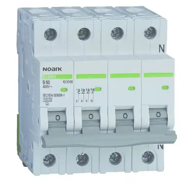 Noark 100086 Ex9BN 4P B32 Instalační jistič 6 kA, charakteristika B, 32 A, 4pól Vysoce Kvalitní