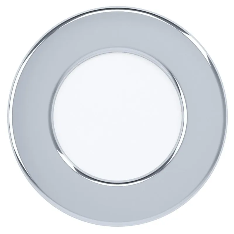 EGLO SVÍTIDLO LED 99204 FUEVA 5 2,7W 300LM 3000K IP44 KRUH. VEST. OCEL, CHROM D=86 Novinka
