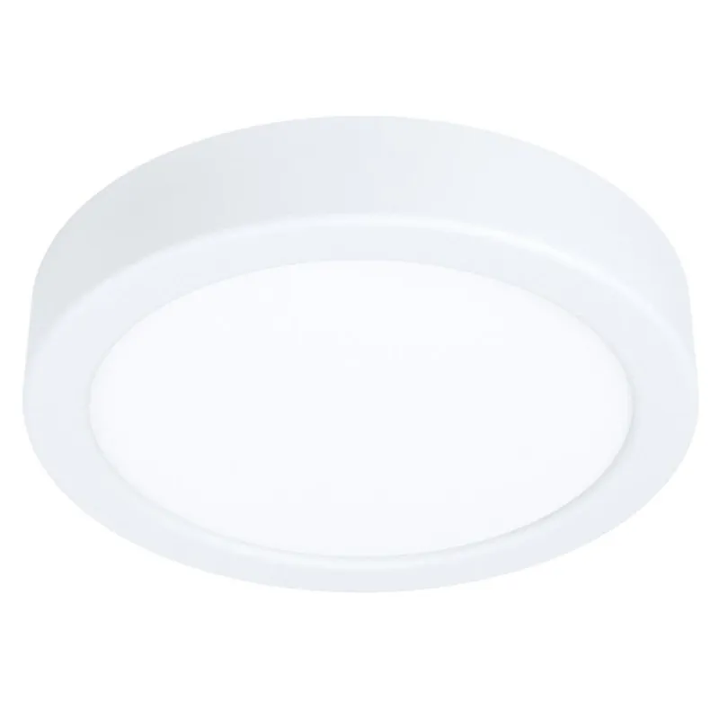 EGLO SVÍTIDLO LED 99215 FUEVA 5 10,5W 1200LM 3000K IP20 KRUH. STROP. OCEL, BÍLÁ, D=160 Výprodej