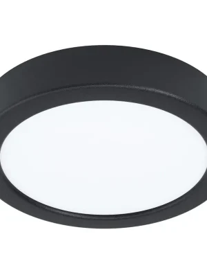 Jen Po Omezenou Doba EGLO SVÍTIDLO LED 99222 FUEVA 5 10,5W 1200LM 3000K IP20 KRUH. STROP. OCEL, ČERNÁ, D=160