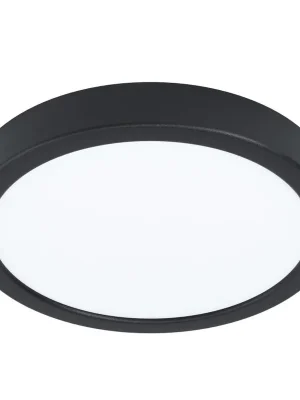 Sezónní Sleva EGLO SVÍTIDLO LED 99223 FUEVA 5 16,5W 1800LM 3000K IP20 KRUH. STROP. OCEL, ČERNÁ, D=210