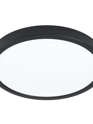 EGLO SVÍTIDLO LED 99224 FUEVA 5 20W 2300LM 3000K IP20 KRUH. STROP. OCEL, ČERNÁ, D=285 Cenová Bomba