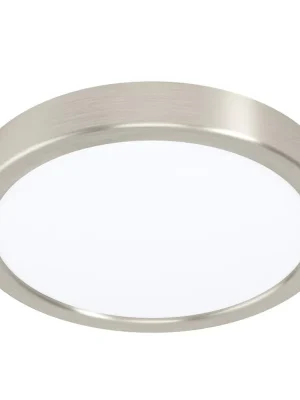 EGLO SVÍTIDLO LED 99229 FUEVA 5 16,5W 2000LM 4000K IP20 KRUH. STROP. OCEL, MAT.NIKL, D=210 Autentický